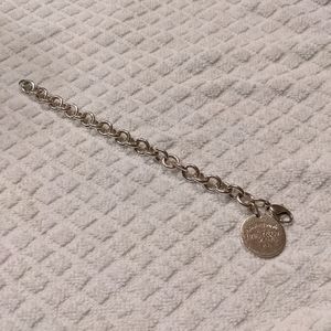 Tiffany Circle Tag Bracelet